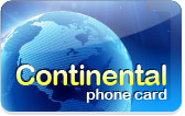 Continental Calling Card