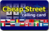 Cheap+Street Calling Card