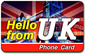 Hello+from+UK Calling Card